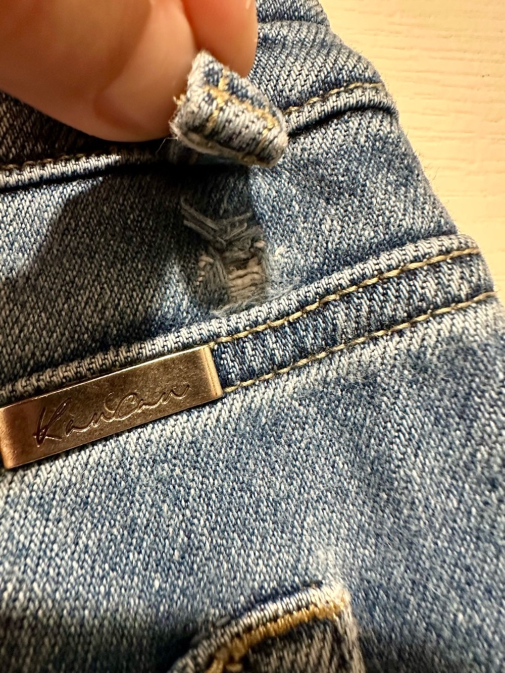 Kancan - RENTON HIGH RISE SLIM STRAIGHT Jean - Great condition! - Picture 4 of 7